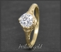 Preview: Brillant Ring, 0,94ct, 585 Gold, Antik Jugendstil Design